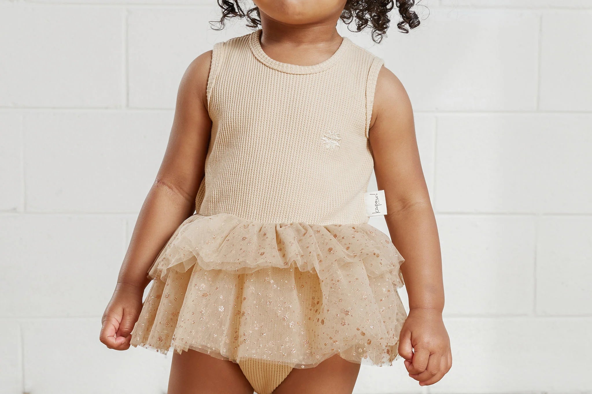 Kapow Kids - Sand Waffle Tutu Romper