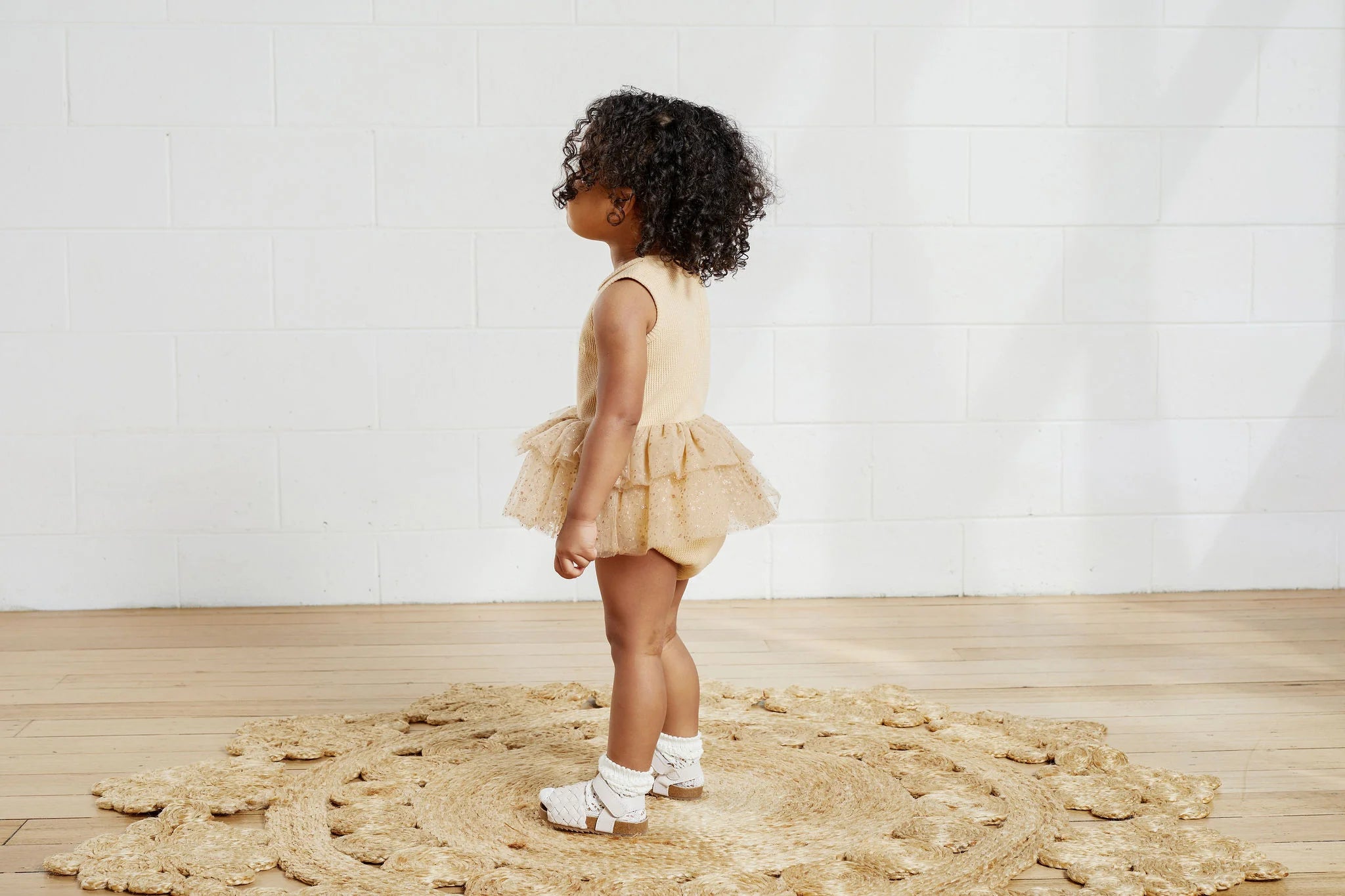 Kapow Kids - Sand Waffle Tutu Romper