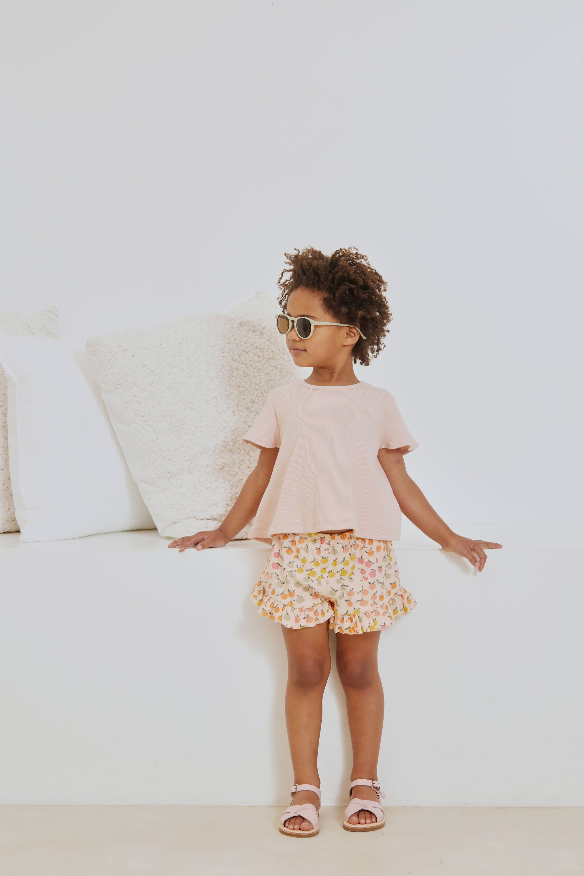 Kapow Kids - Blossom Rib Flutter Tee