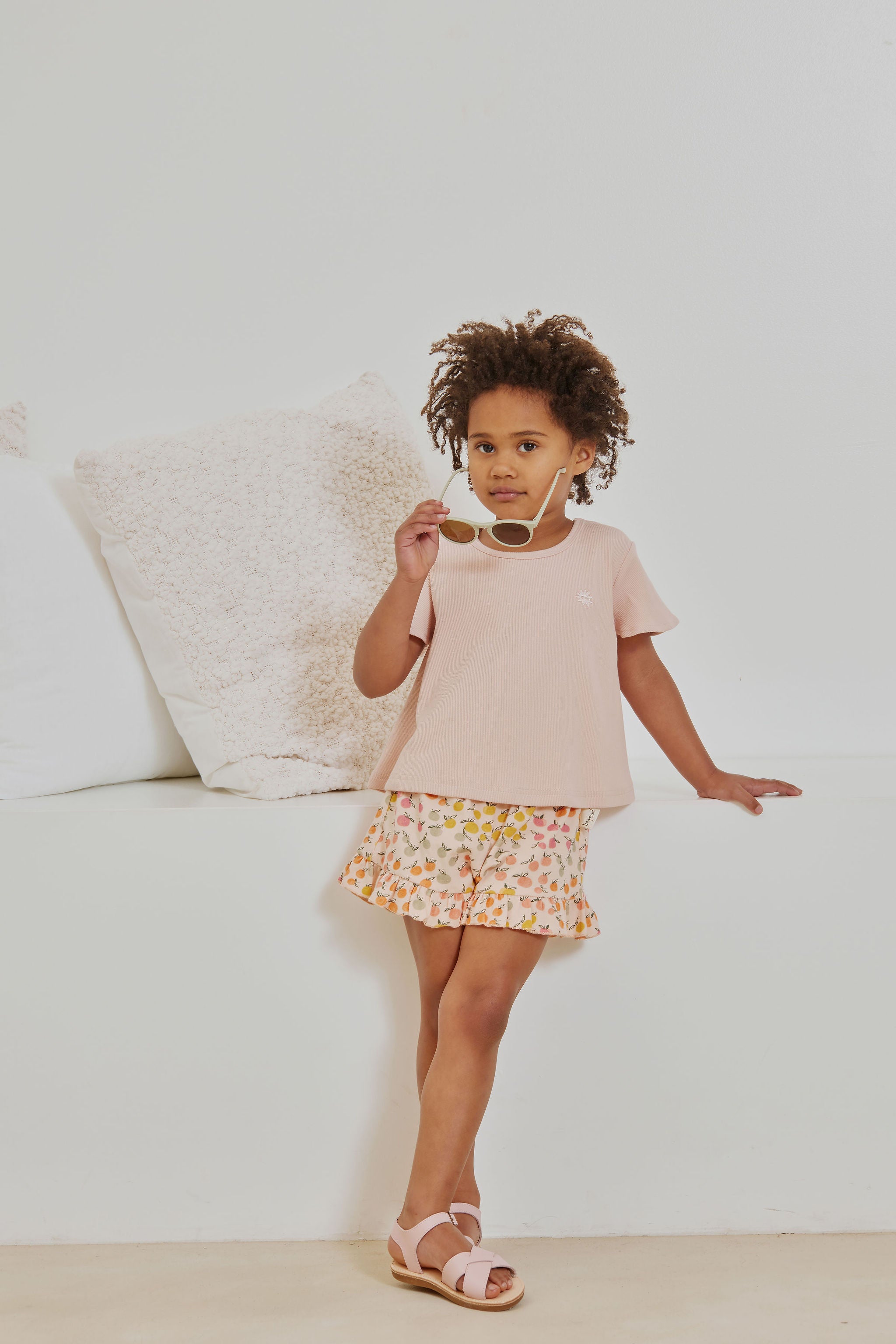 Kapow Kids - Citrus Frill Shorts