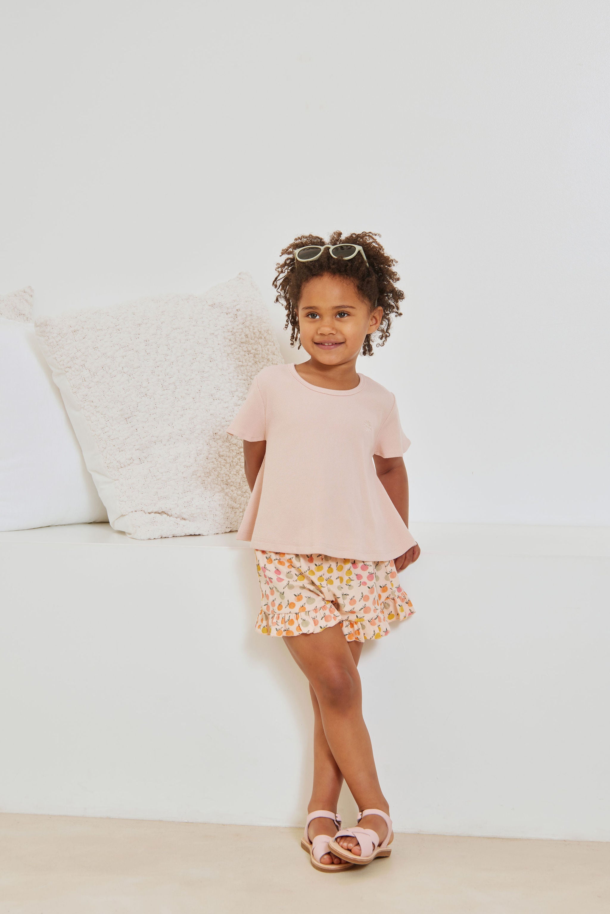 Kapow Kids - Citrus Frill Shorts