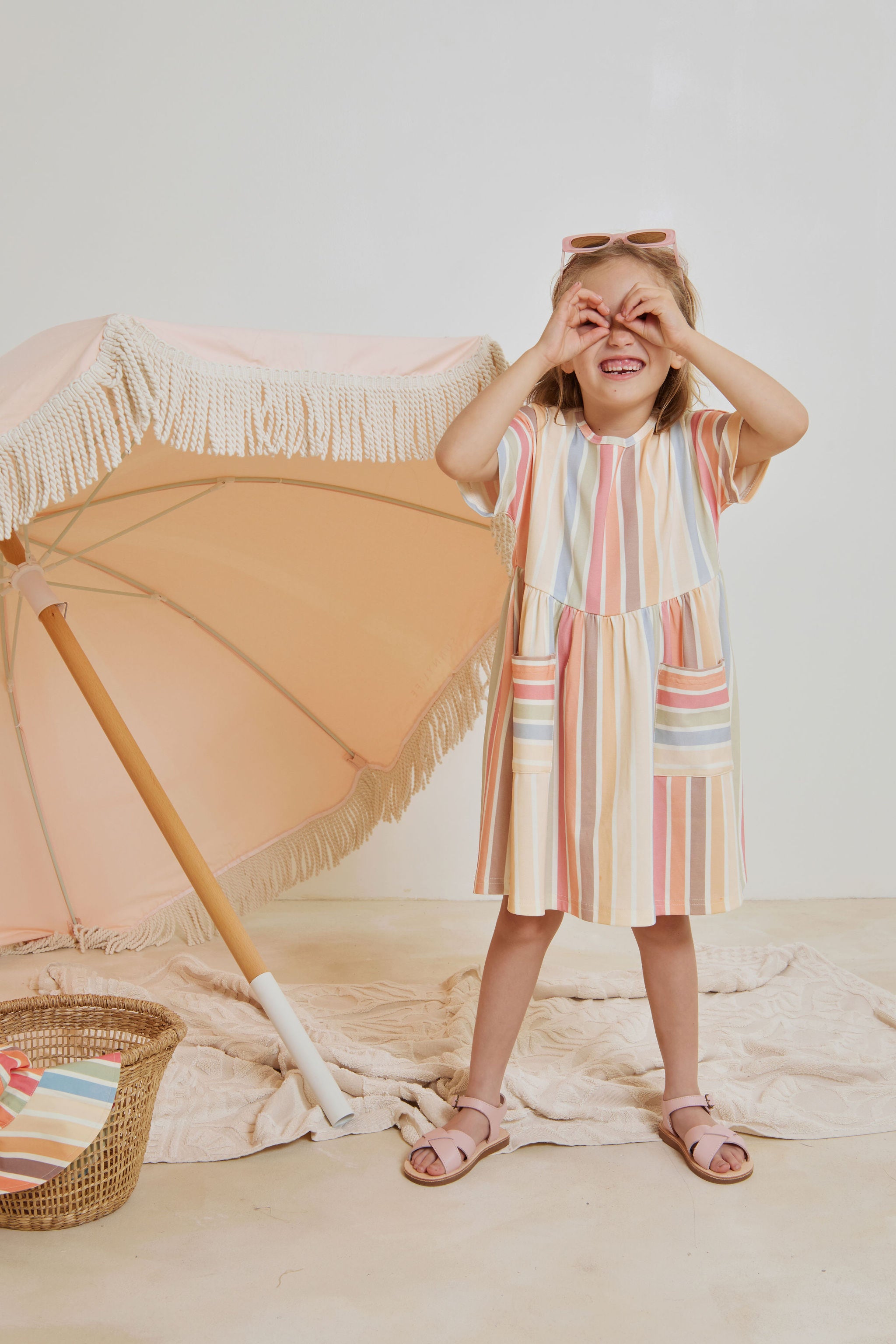 Kapow Kids - Sun Stripe Play Dress