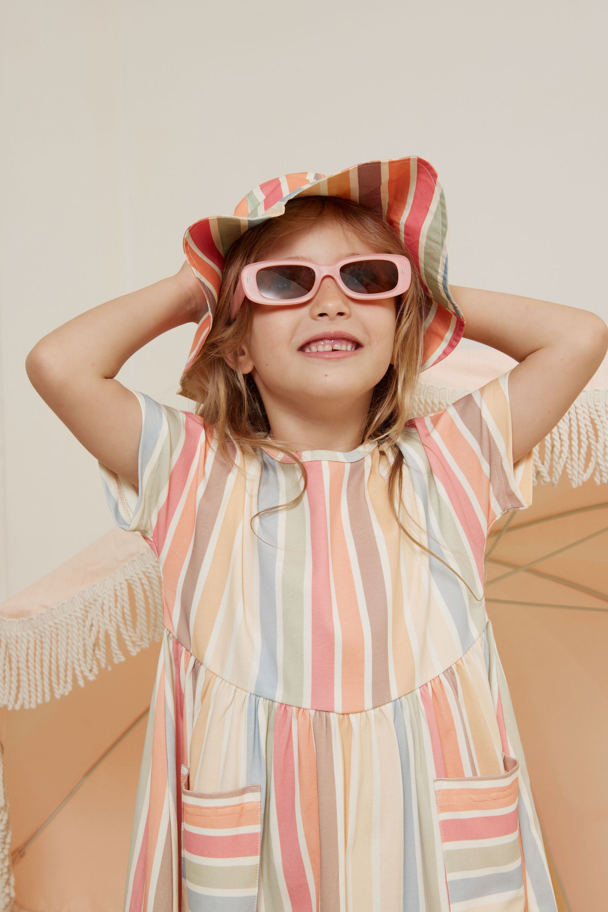 Kapow Kids - Sun Stripe Play Dress