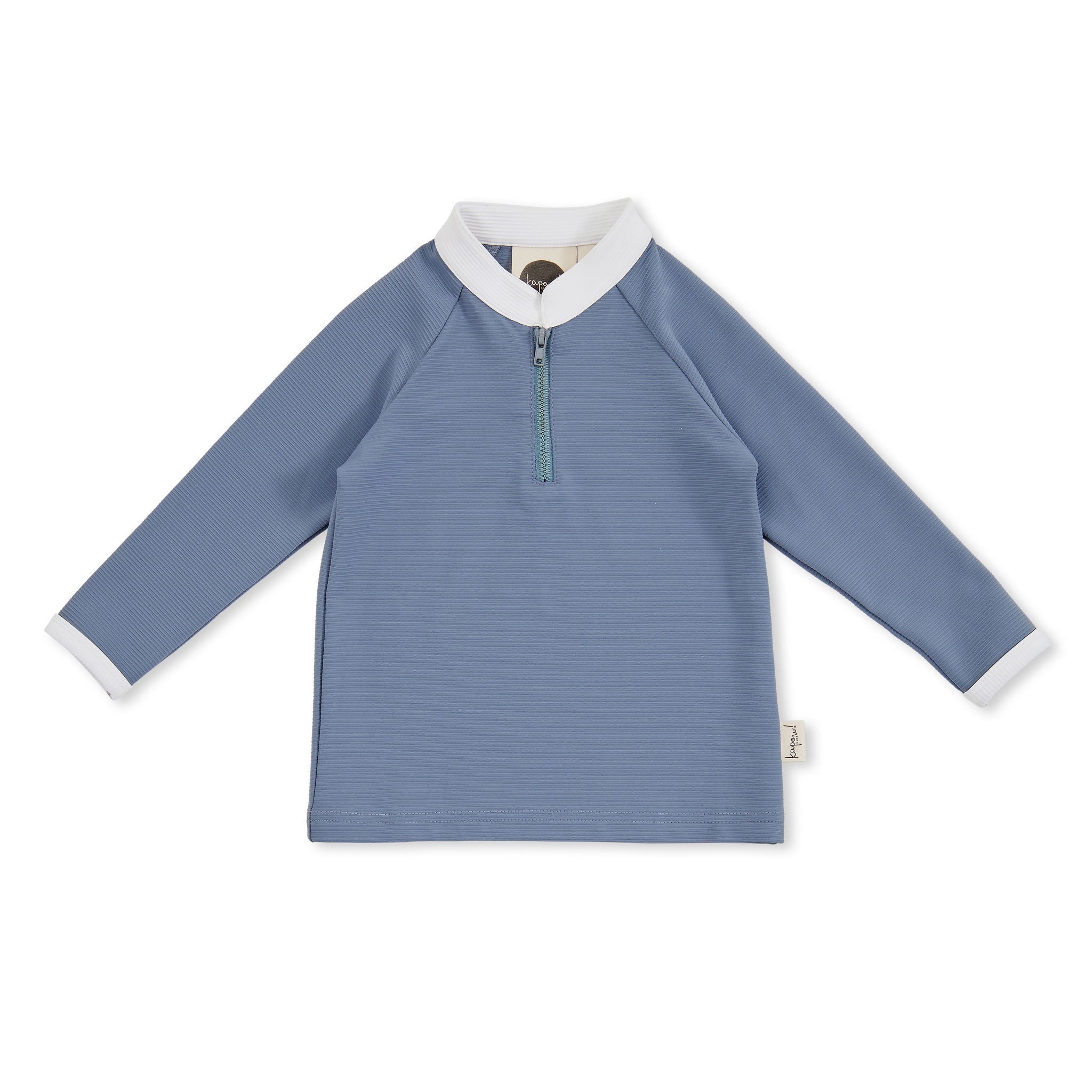 Kapow Kids - Whale Blue Rib Rashie