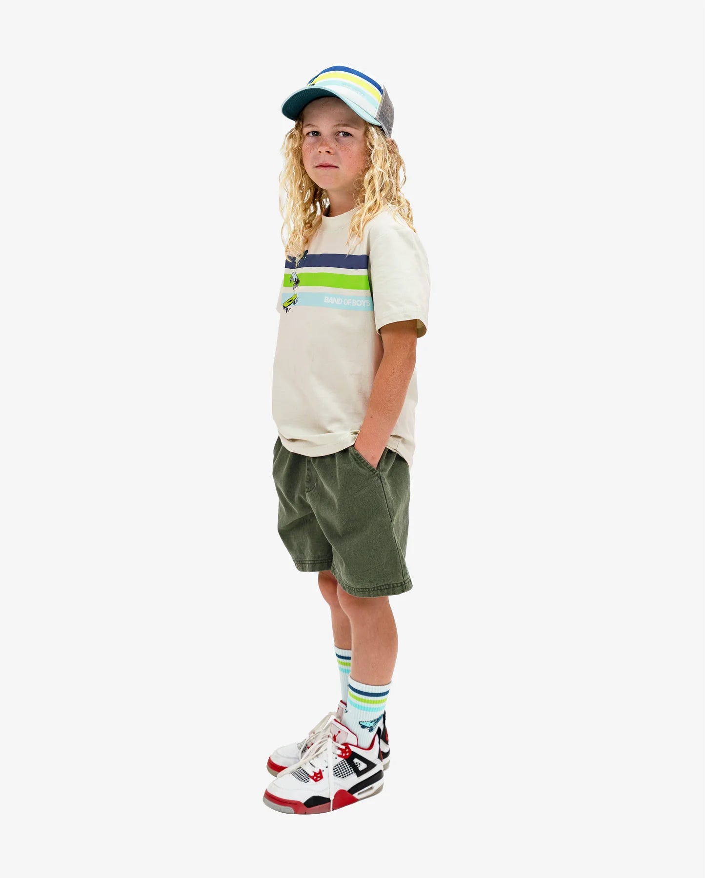 Band of Boys - Khaki Woven Shorts