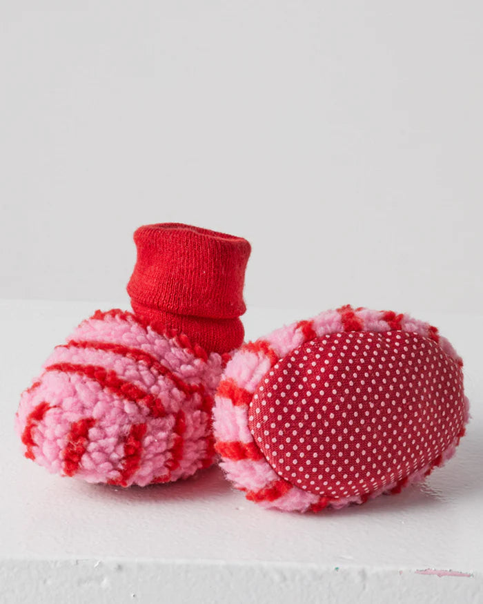 Kip & Co - Hubba Bubba Sherpa Baby Booties