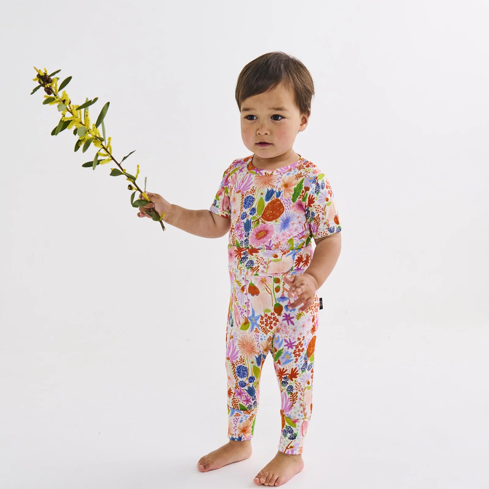 Kip & Co - Meandering Meadow Organic Drop Crotch Pant