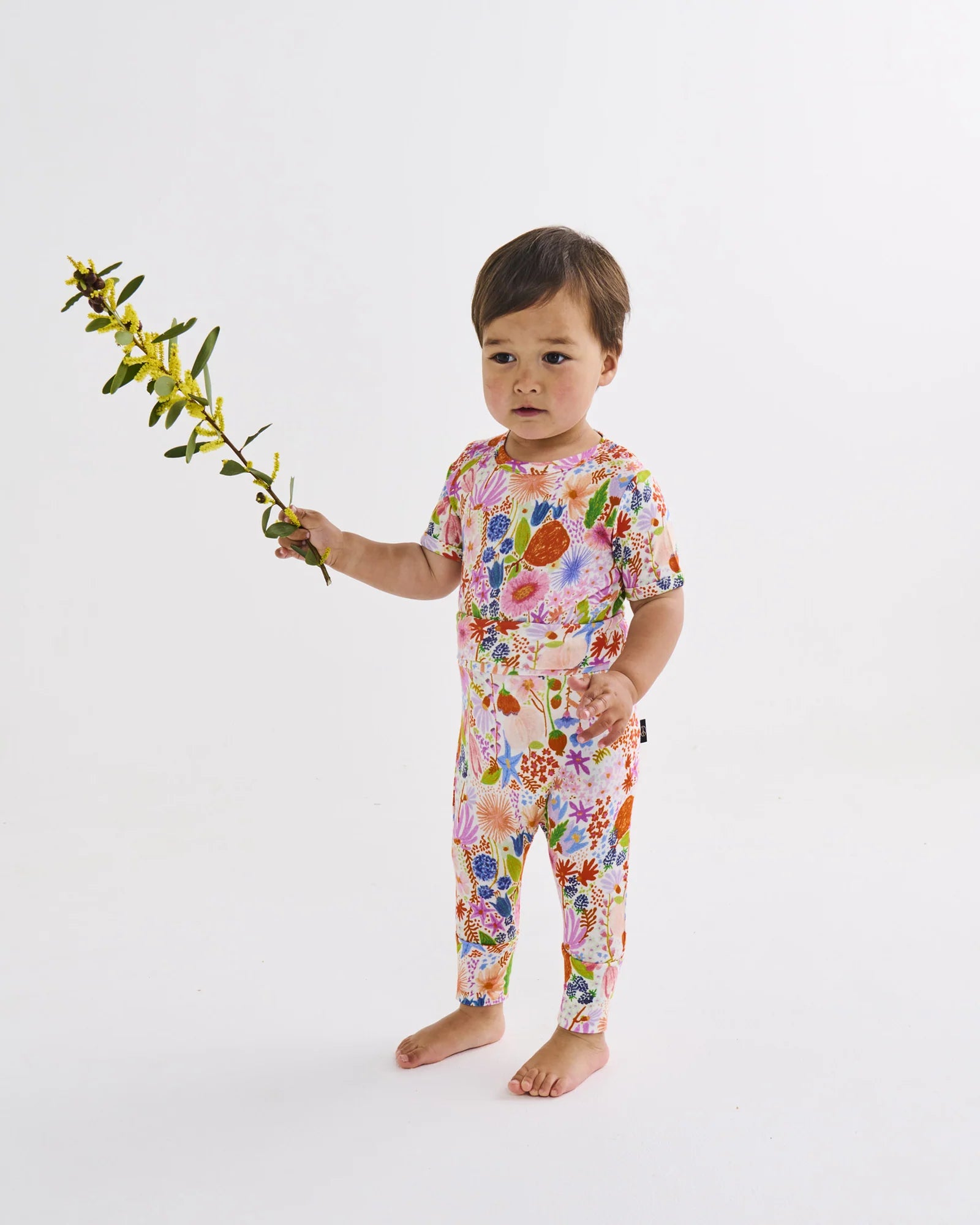 Kip & Co - Meandering Meadow Organic Short Sleeve Bodysuit