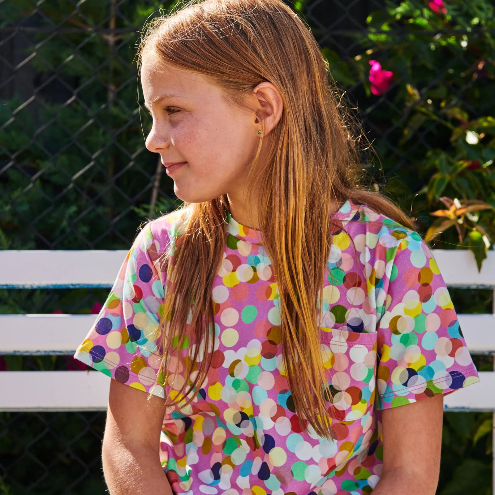 Kip & Co - Confetti Pink Organic Cotton T-shirt