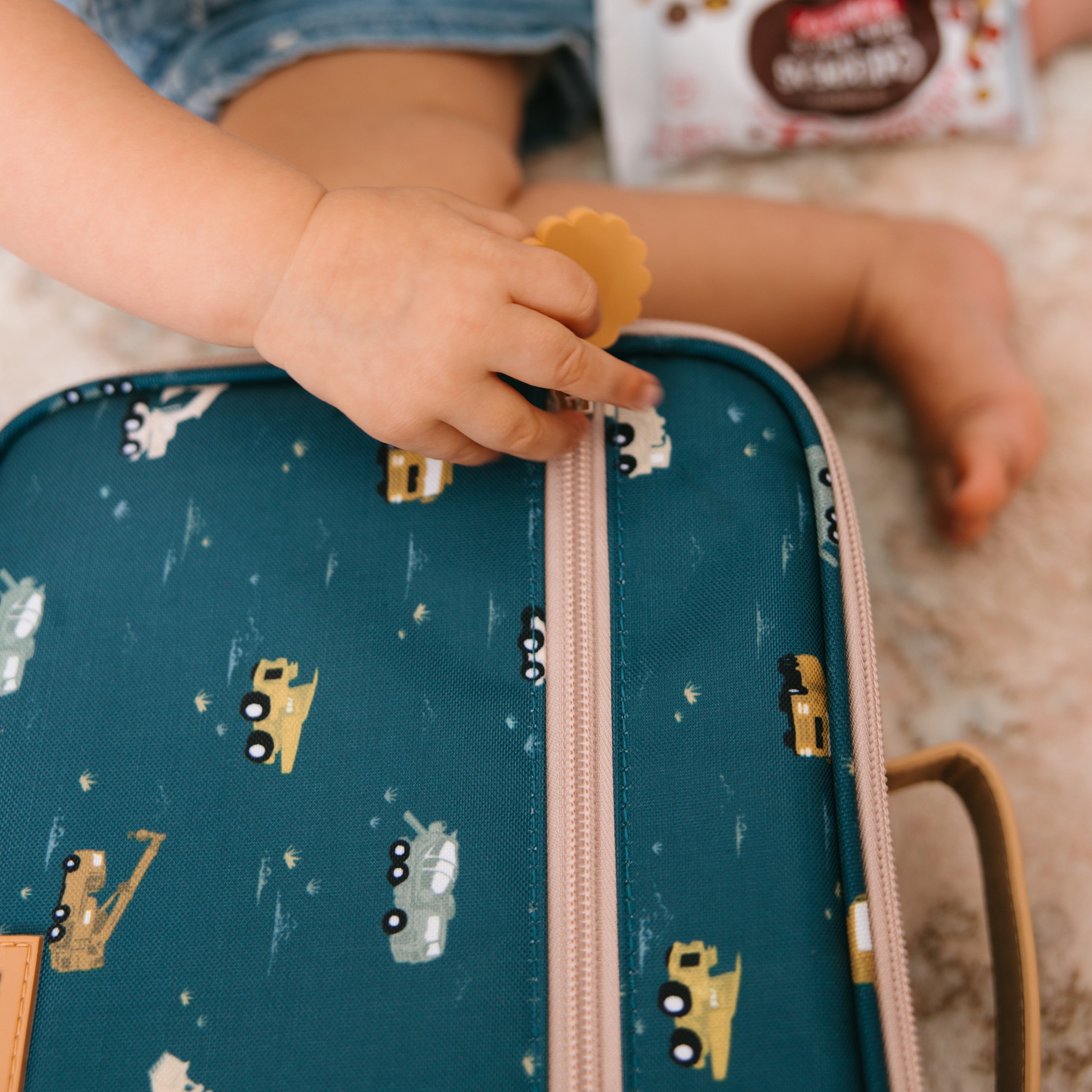 Fox & Fallow- Trucks Large Lunch Bag
