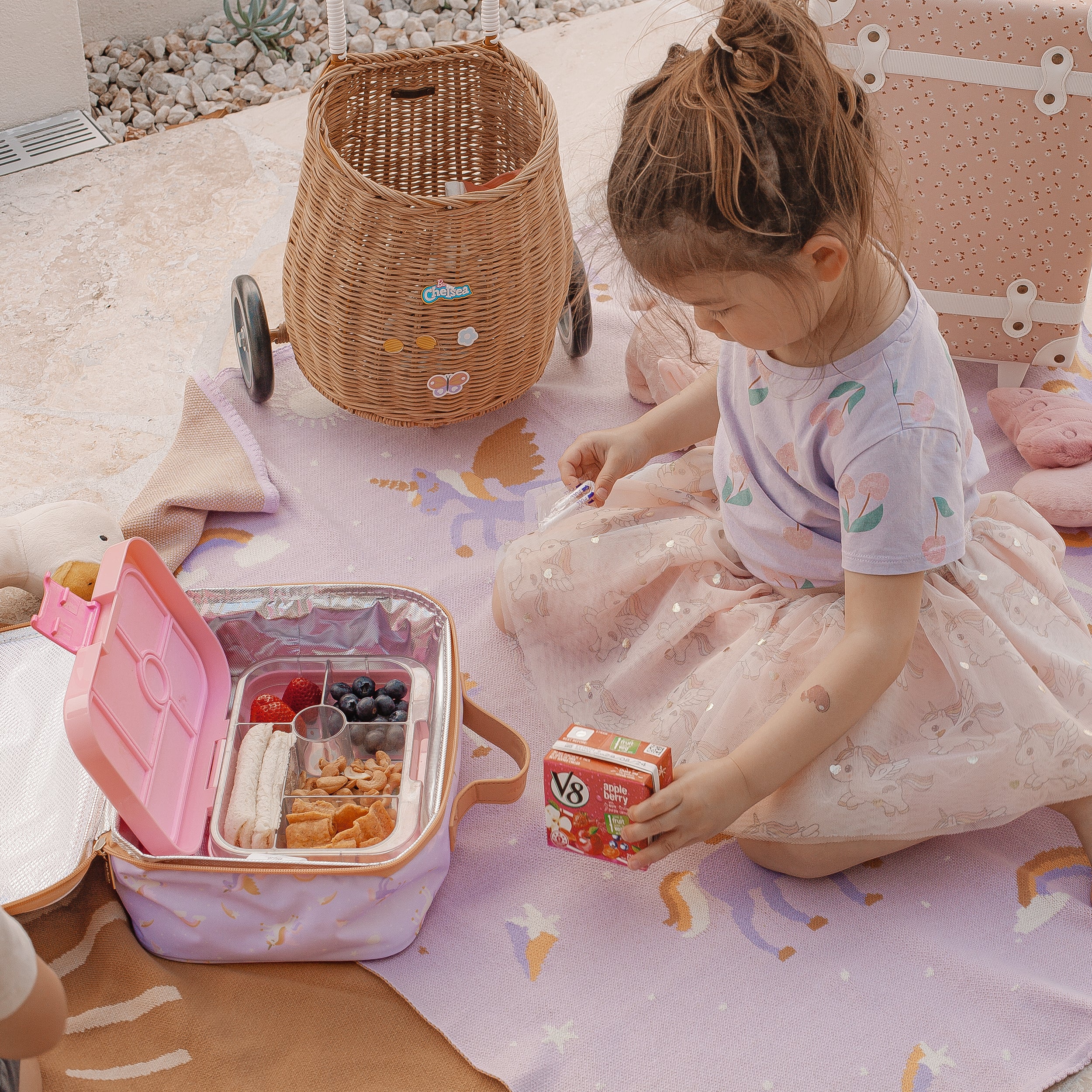 Fox & Fallow- Unicorns Large Lunch Bag