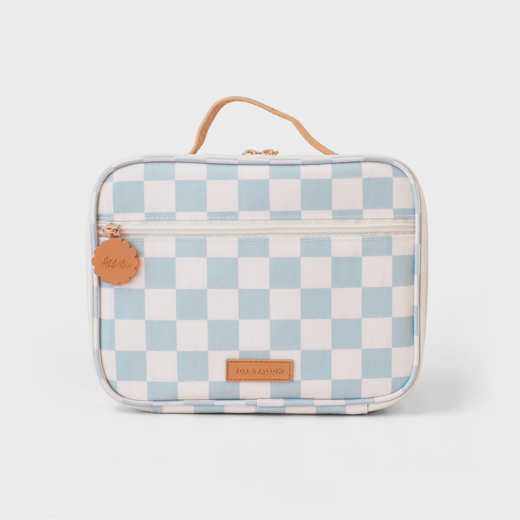 Fox & Fallow - Sage Check MINI Lunch Bag