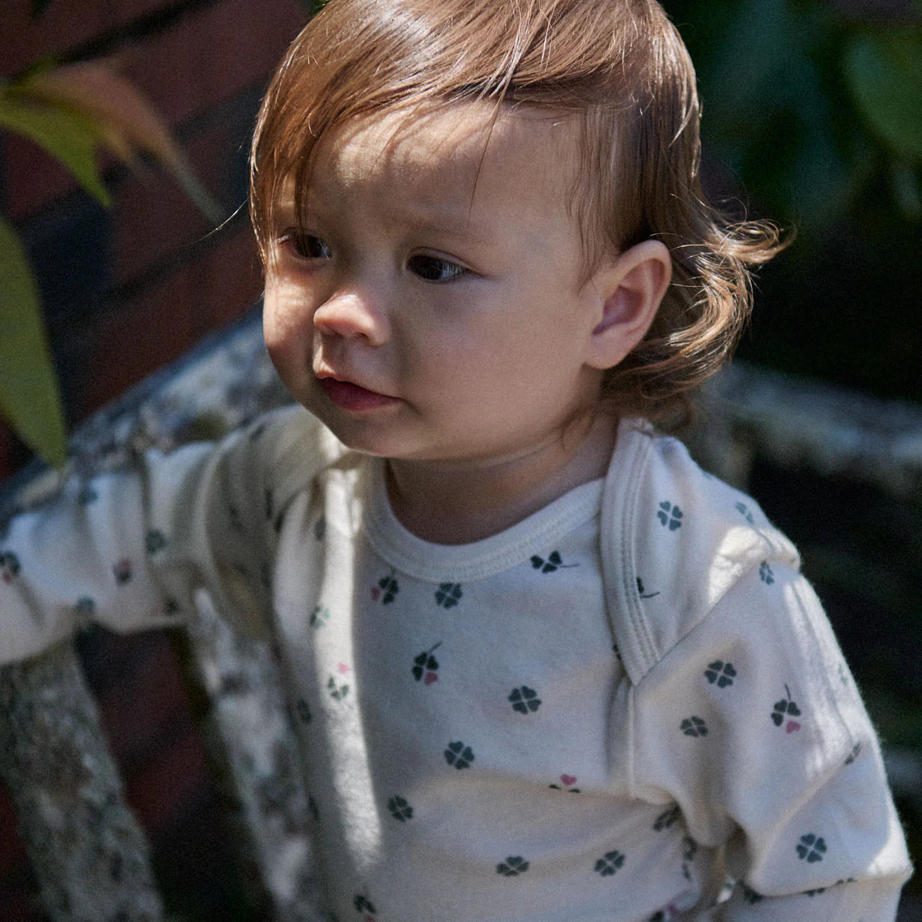 Nature Baby - Long Sleeve Bodysuit - Lucky Print