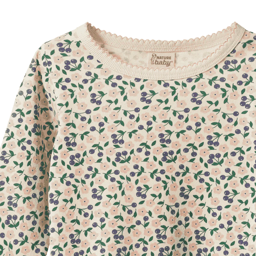 Nature Baby - Long Sleeve Cloud Tee - Briarwood Print