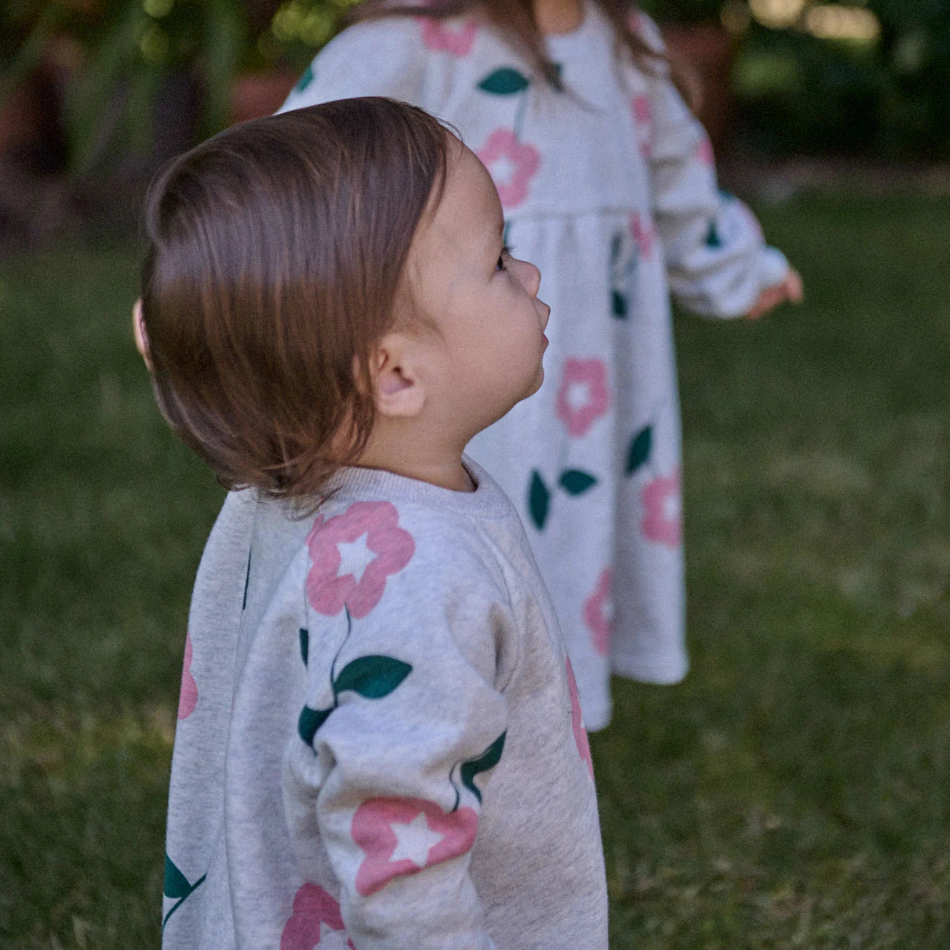 Nature Baby - Long Sleeve Juno Romper - Primrose Print