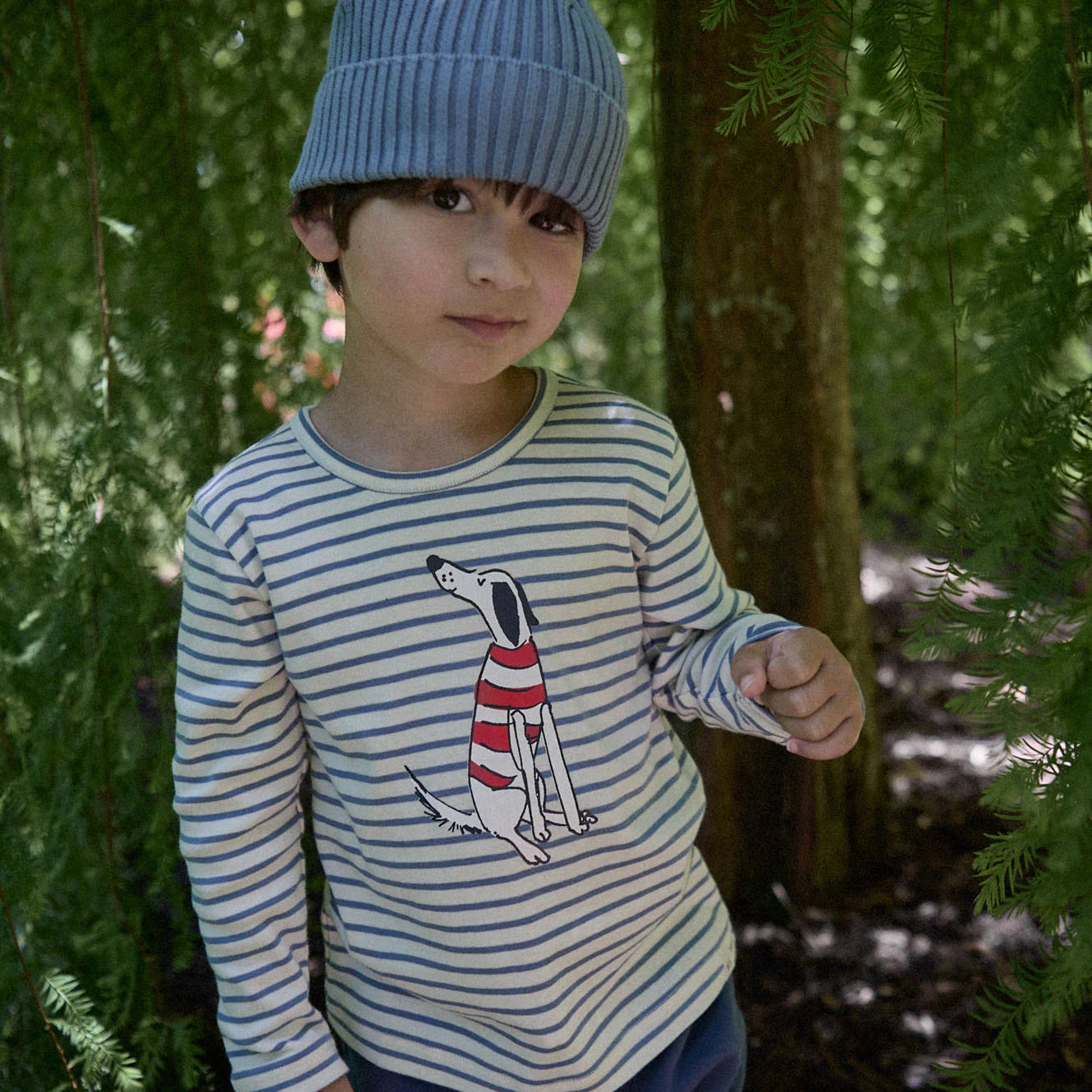 Nature Baby - Long Sleeve River Tee - Best Friend Stripe