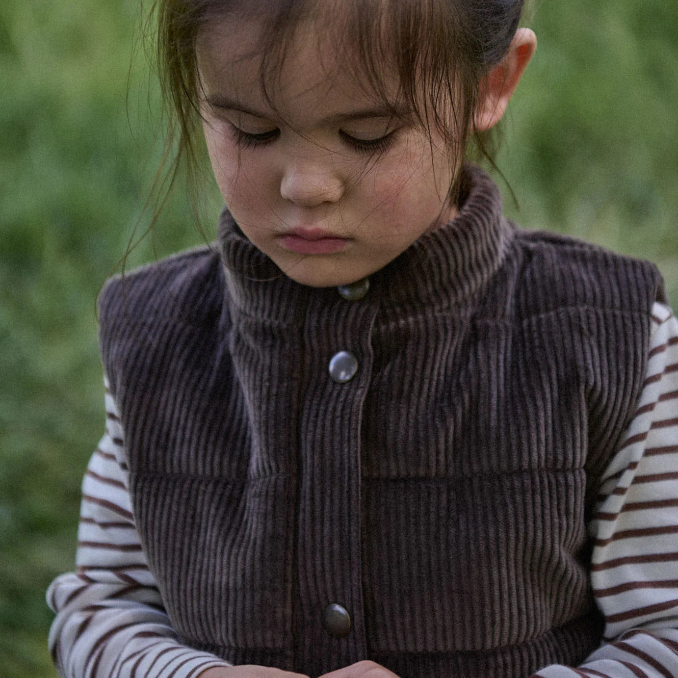 Nature Baby - Long Sleeve River Tee - Pinecone Sailor Stripe
