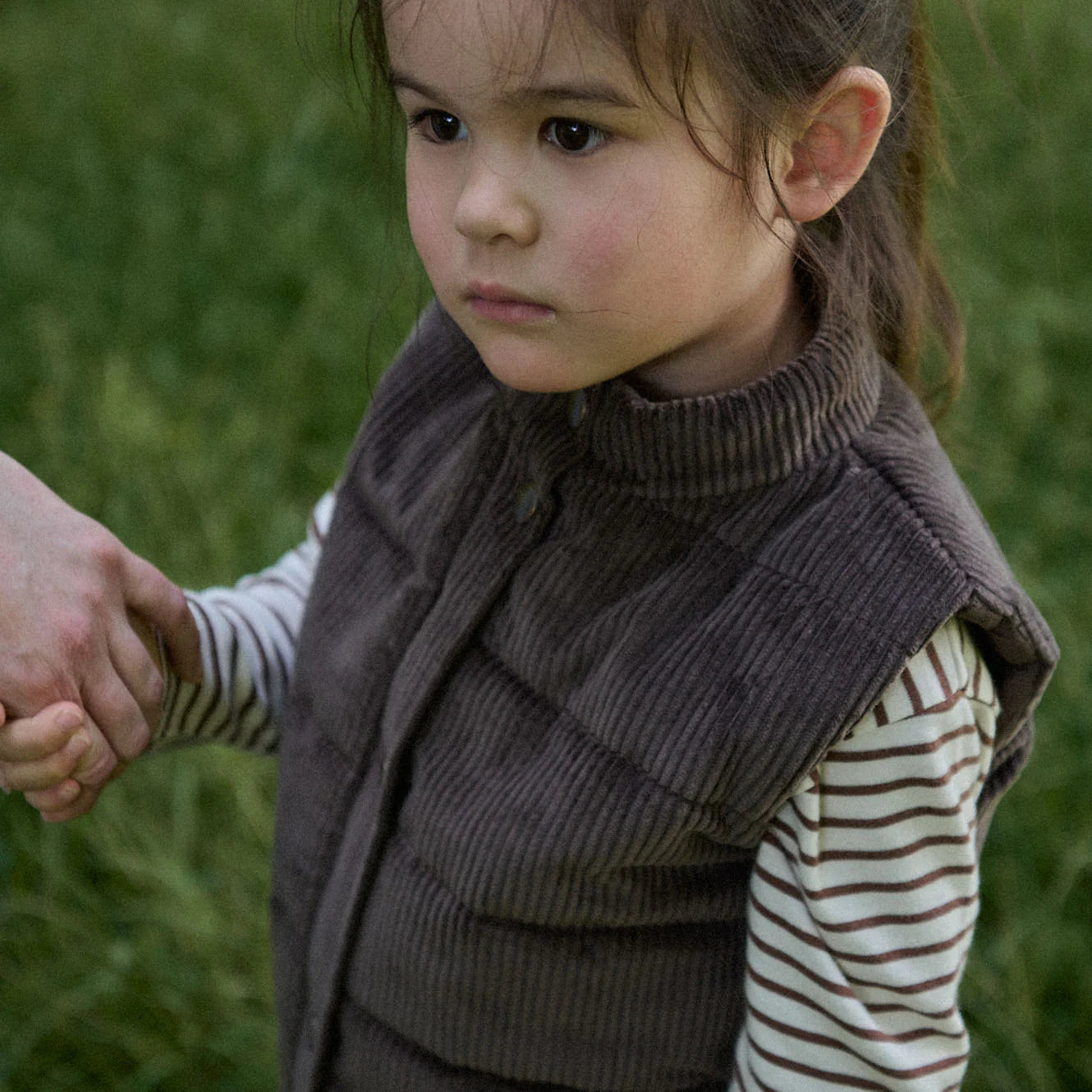 Nature Baby - Long Sleeve River Tee - Pinecone Sailor Stripe