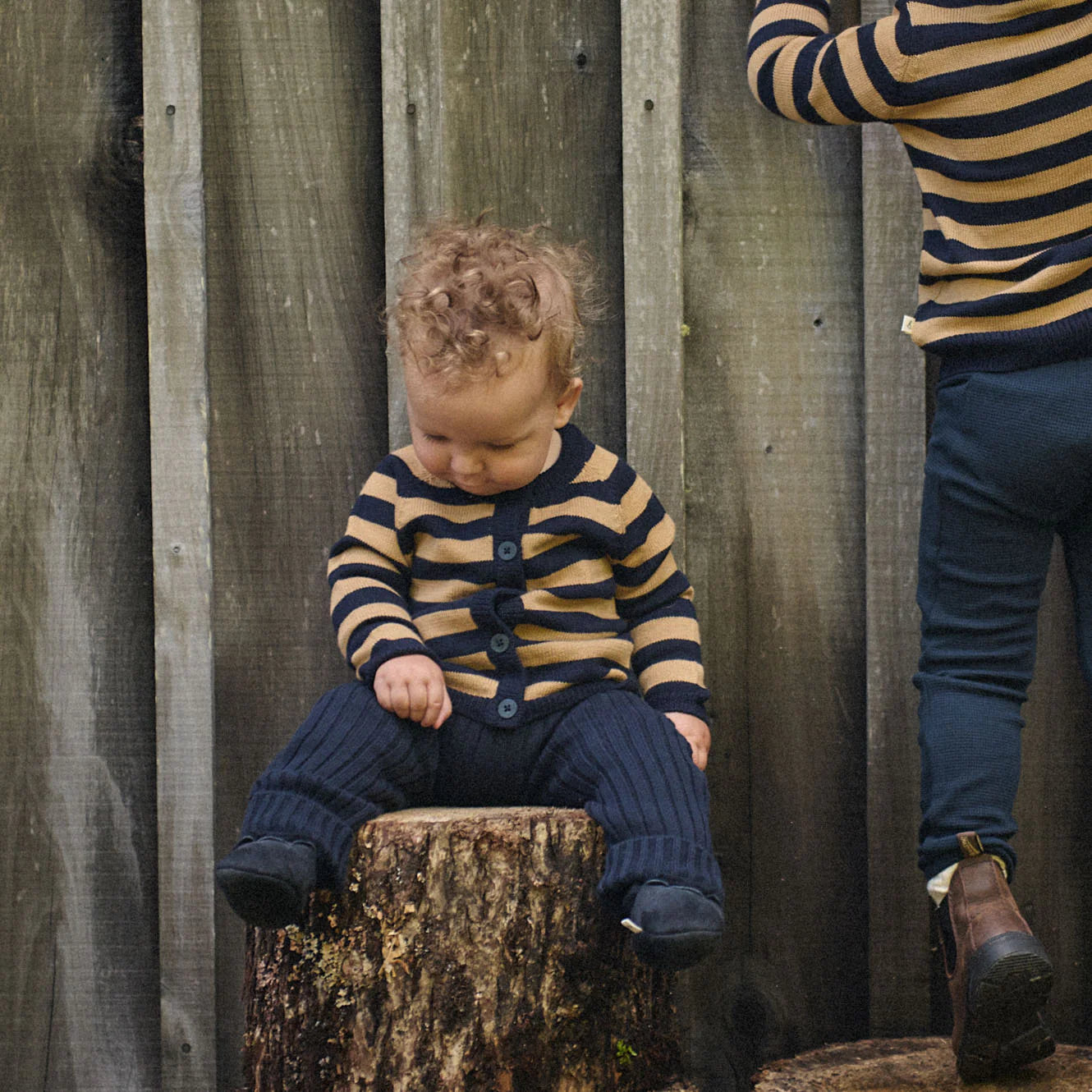 Nature Baby - Lou Pants Cotton Knit - Navy