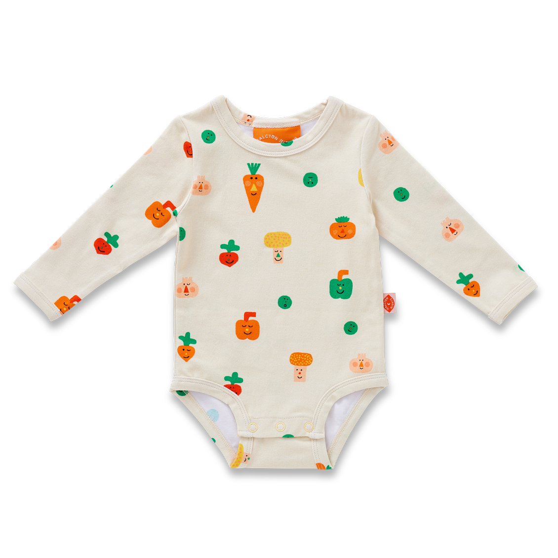 Halcyon Nights - Teeny Tiny Veg Long Sleeve Bodysuit