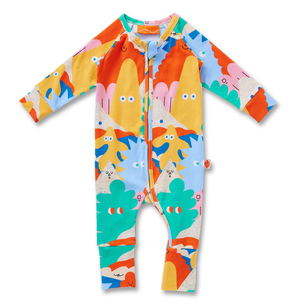 Halcyon Nights - Mount Wiggly Long Sleeve Romper