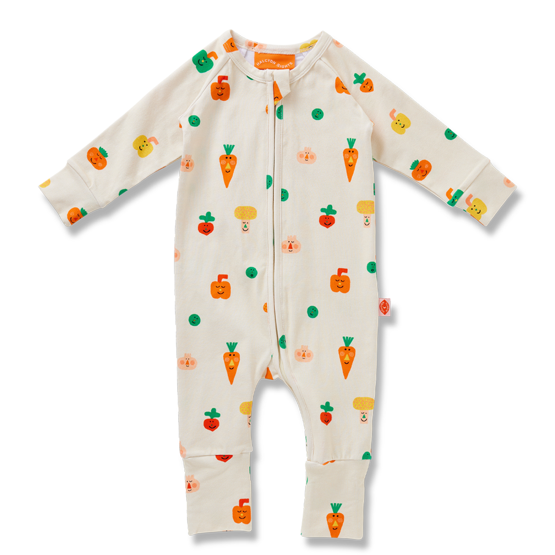 Halcyon Nights - Teeny Tiny Veg Long Sleeve Romper