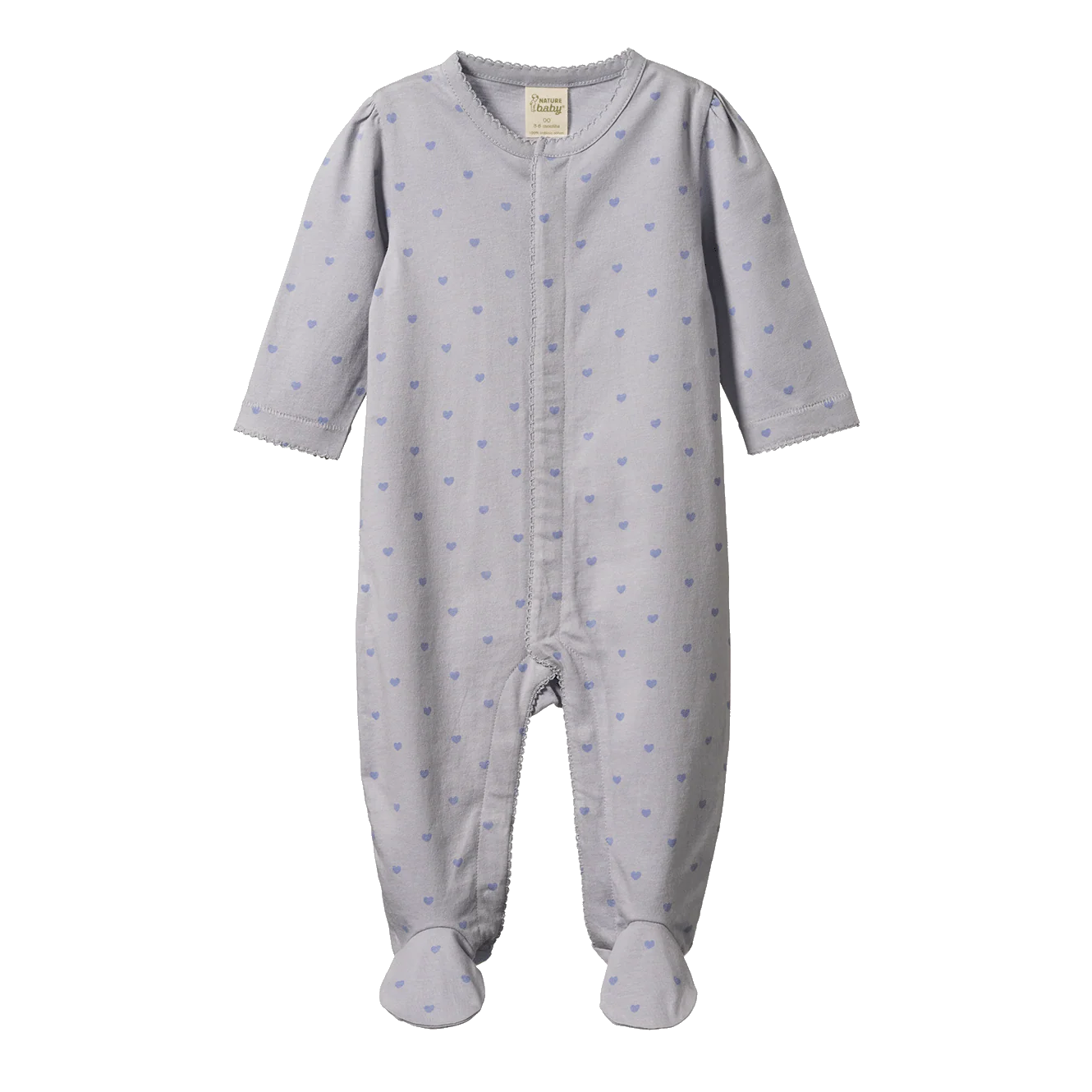 Nature Baby - Lucy Suit - Hearts Print