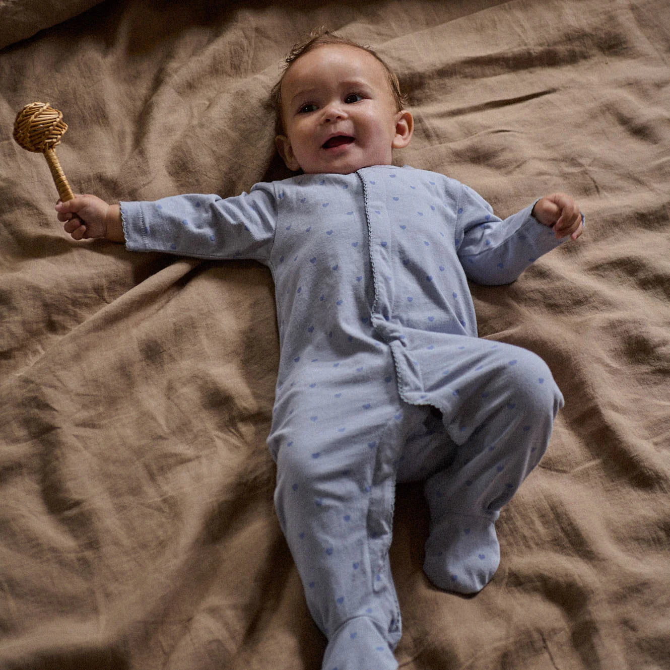 Nature Baby - Lucy Suit - Hearts Print