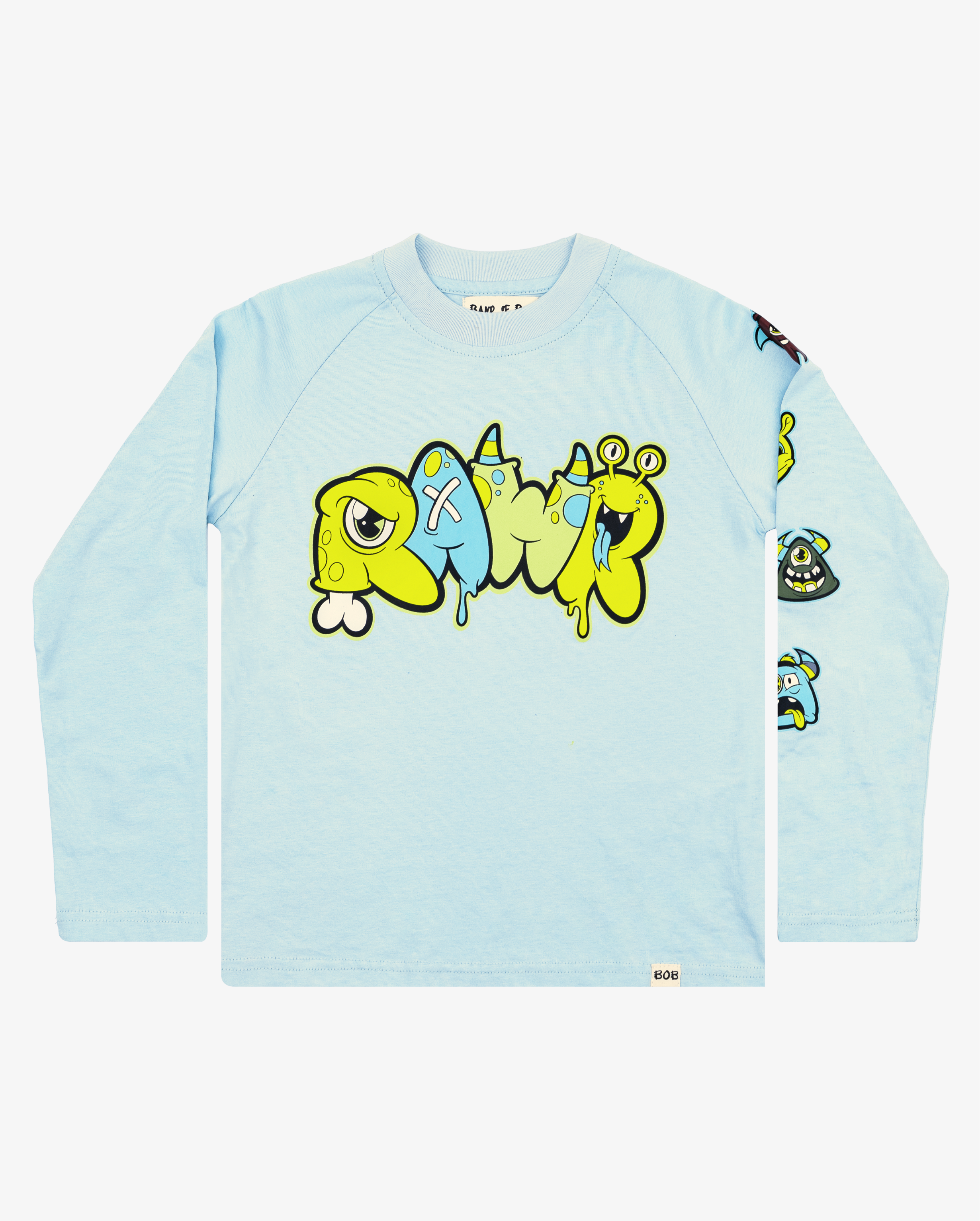 Band Of Boys - Light Blue Rawr Long Sleeve Tee