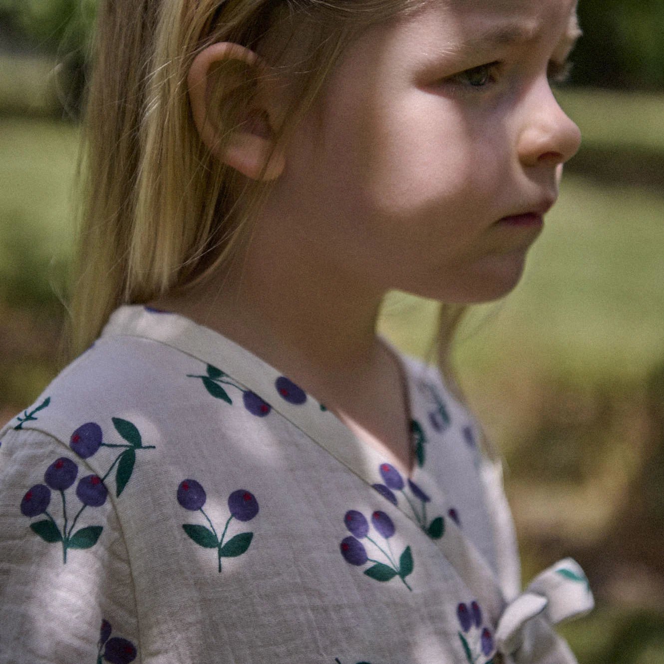 Nature Baby - Mabel Dress - Winter Berry Natural Print