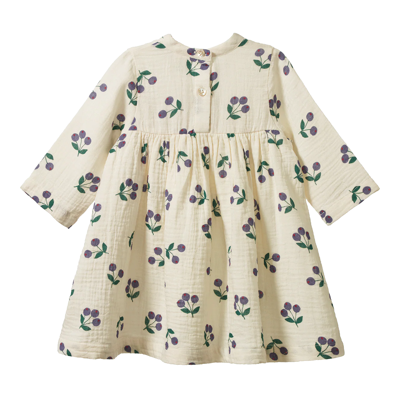 Nature Baby - Mabel Dress - Winter Berry Natural Print