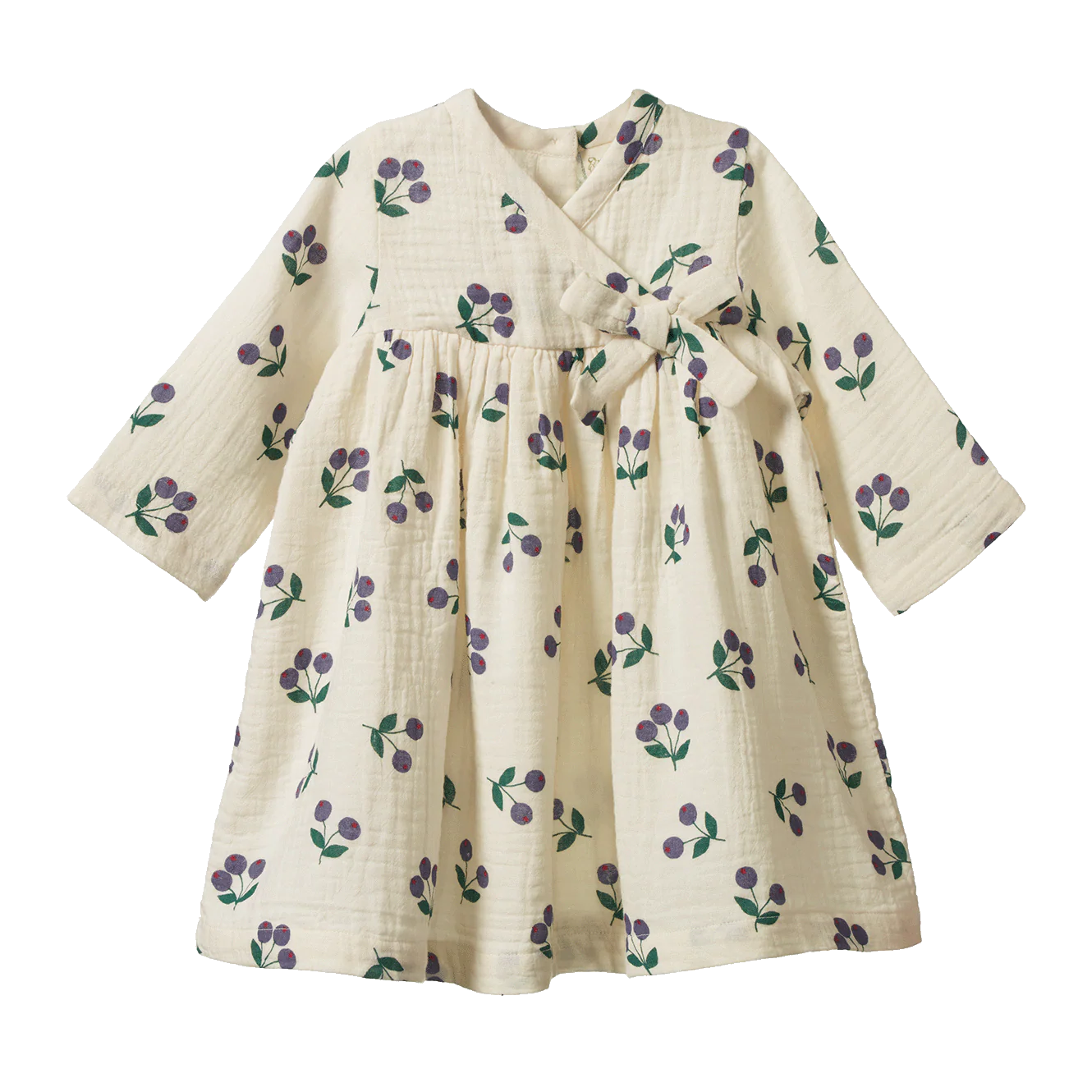 Nature Baby - Mabel Dress - Winter Berry Natural Print