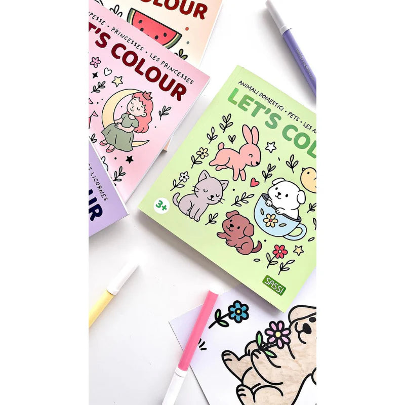 Sassi - Colouring Book Square - Food