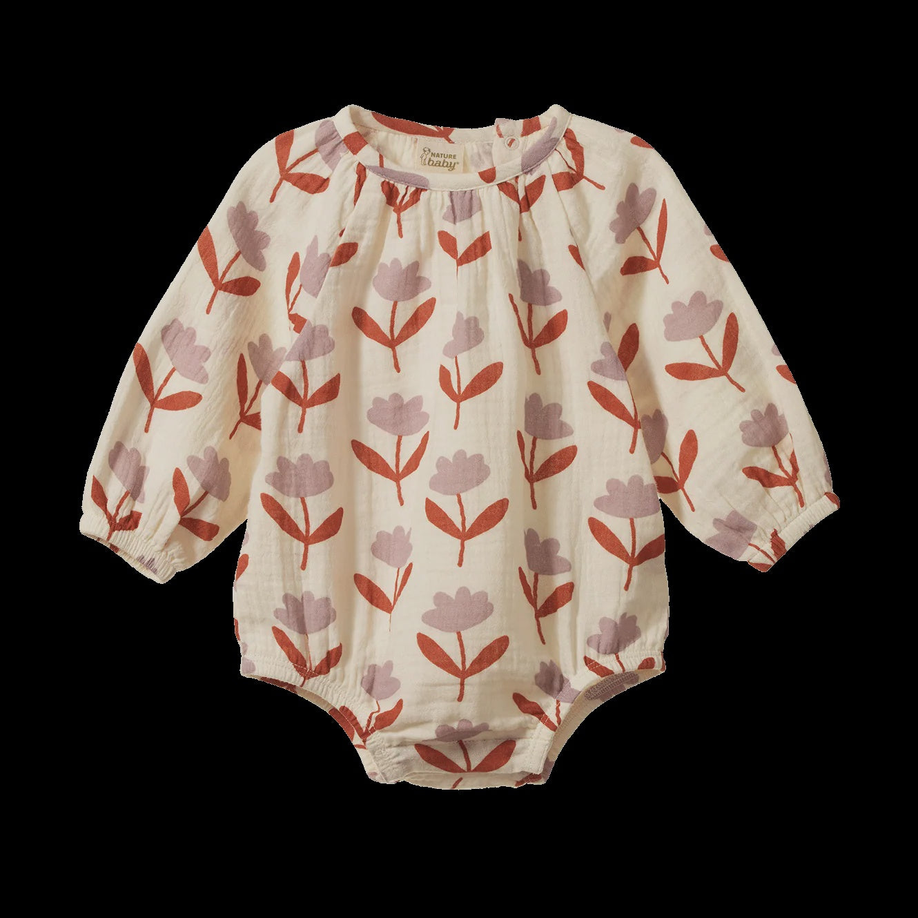 Nature baby - Meadow Bodysuit Muslin - Fleurette Print