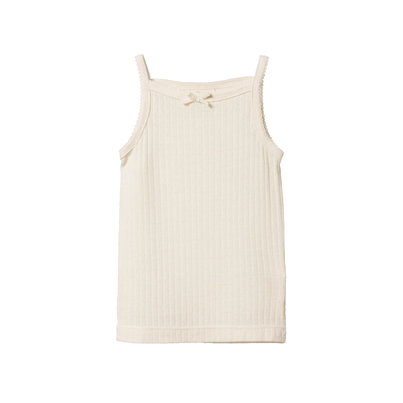 Nature Baby - Merino Essential Camisole Pointelle - Natural