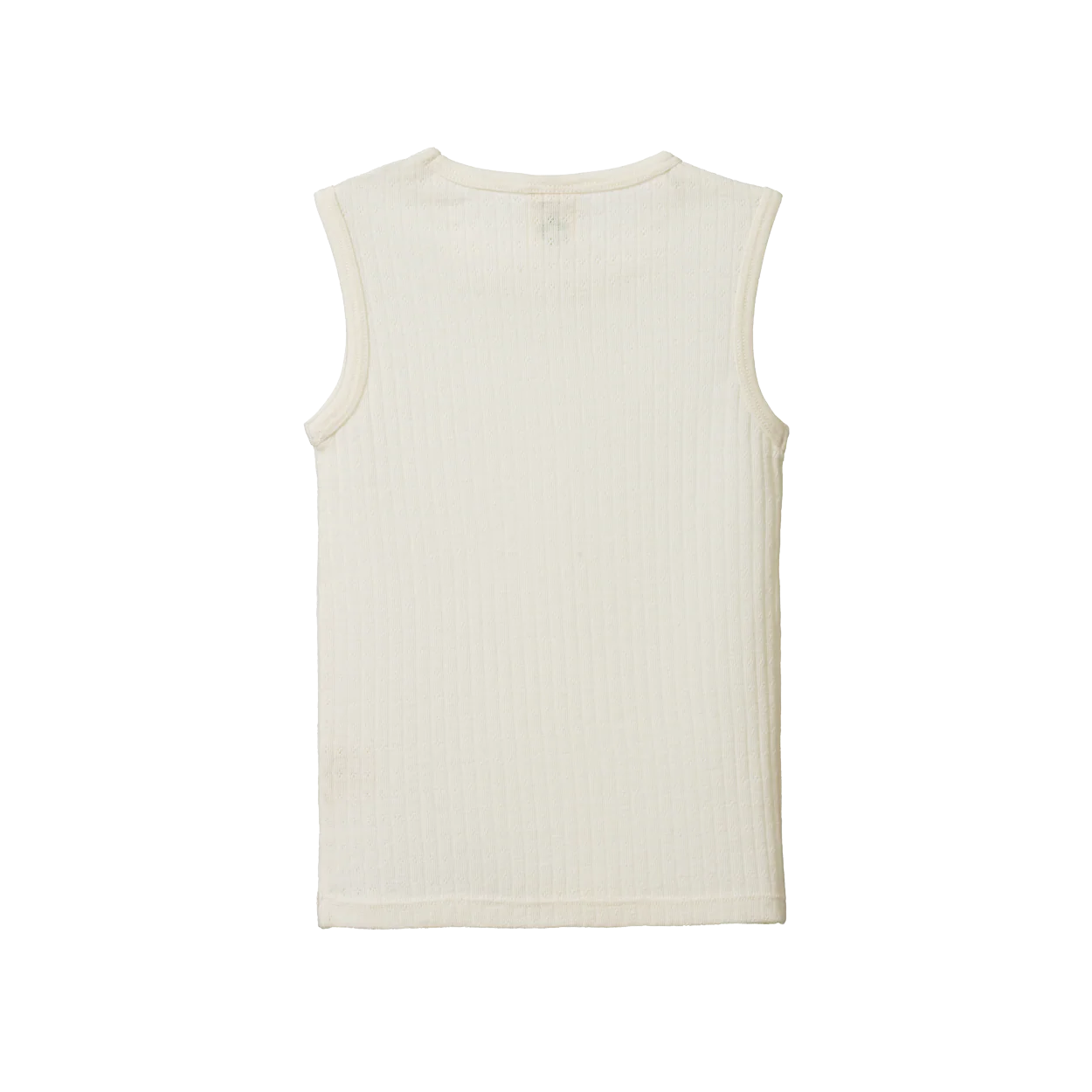 Nature Baby - Merino Pointelle Singlet - Natural