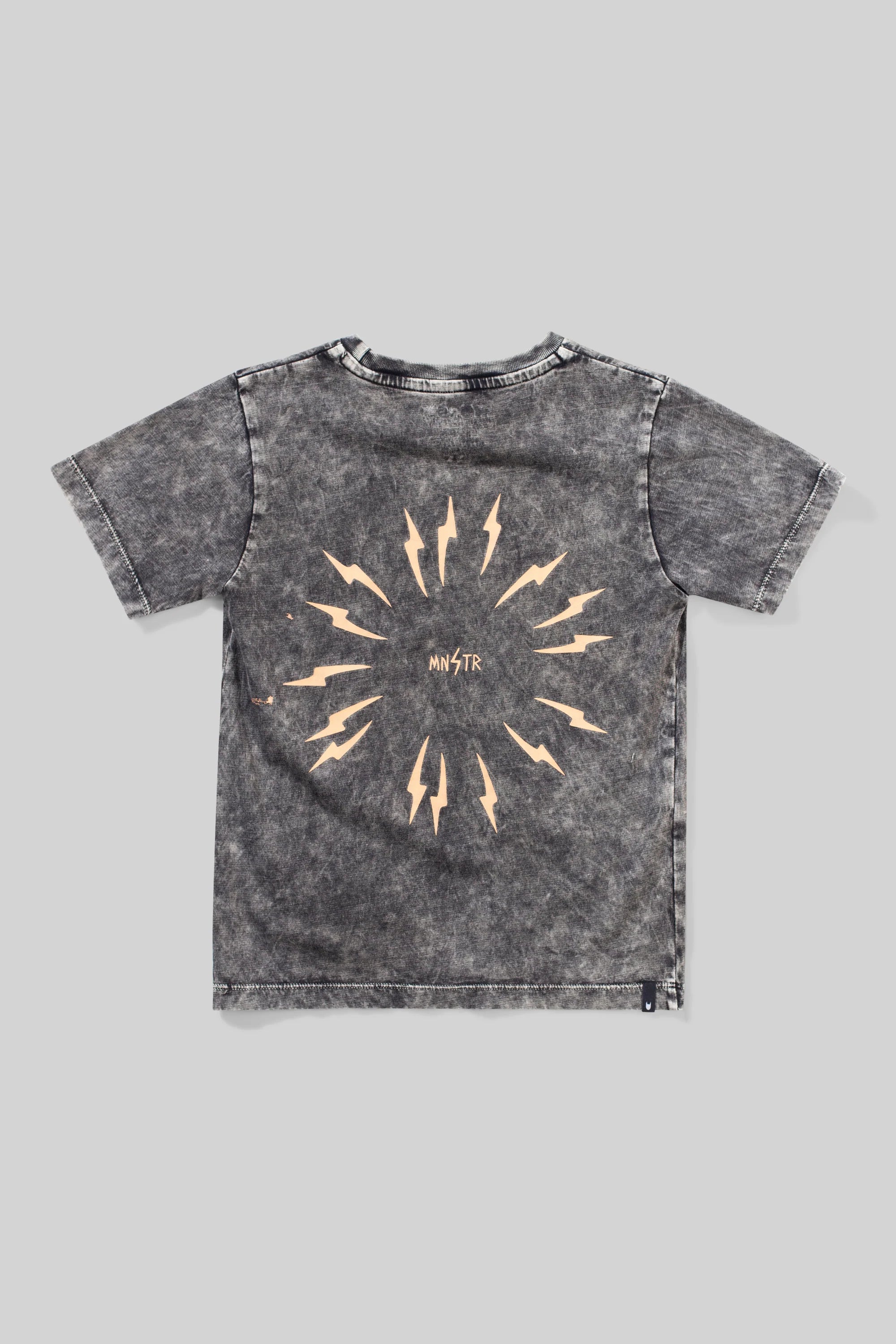 Munster Kids - Electric Tee - Mineral Black