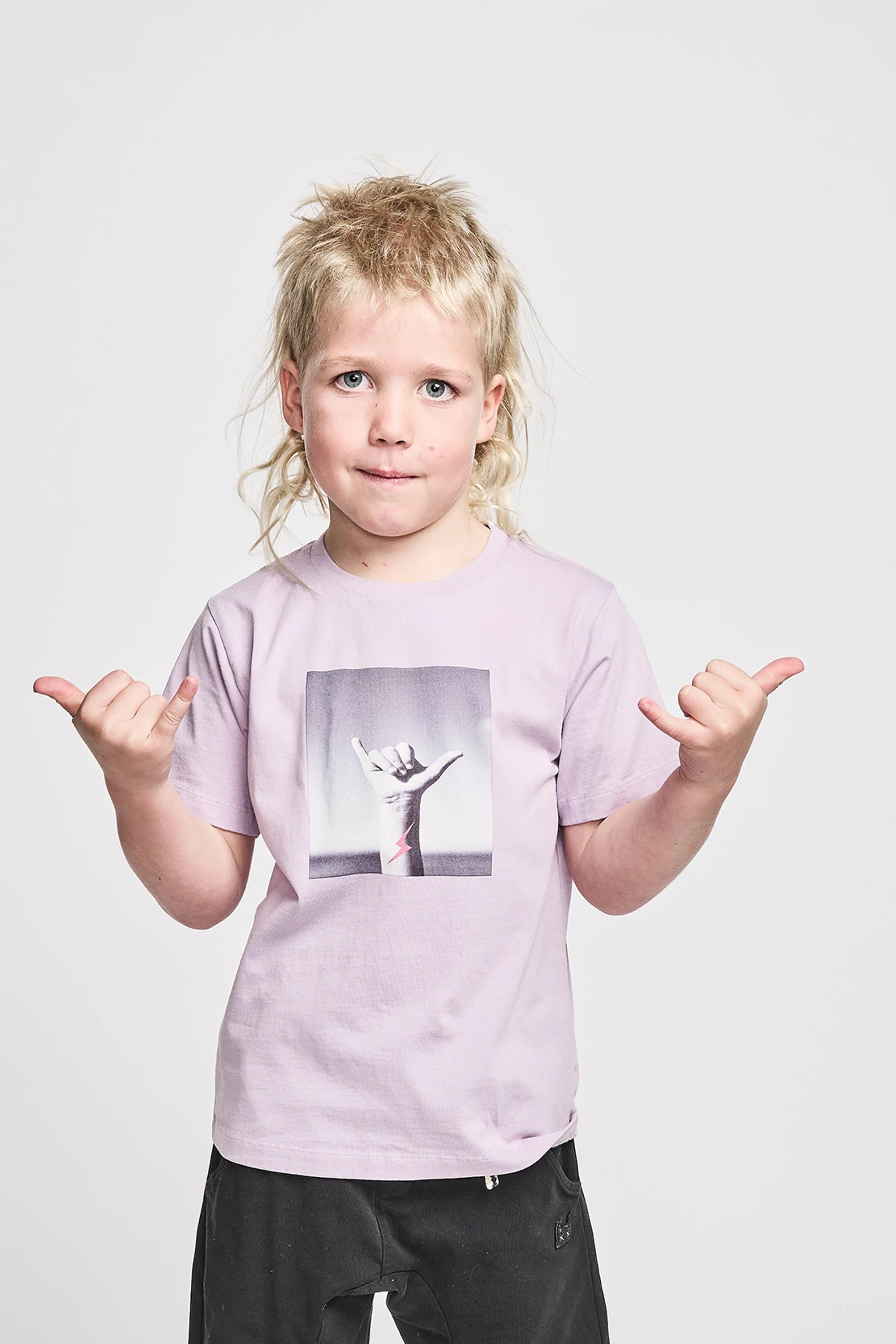 Munster Kids - Hangin Tee - Lilac