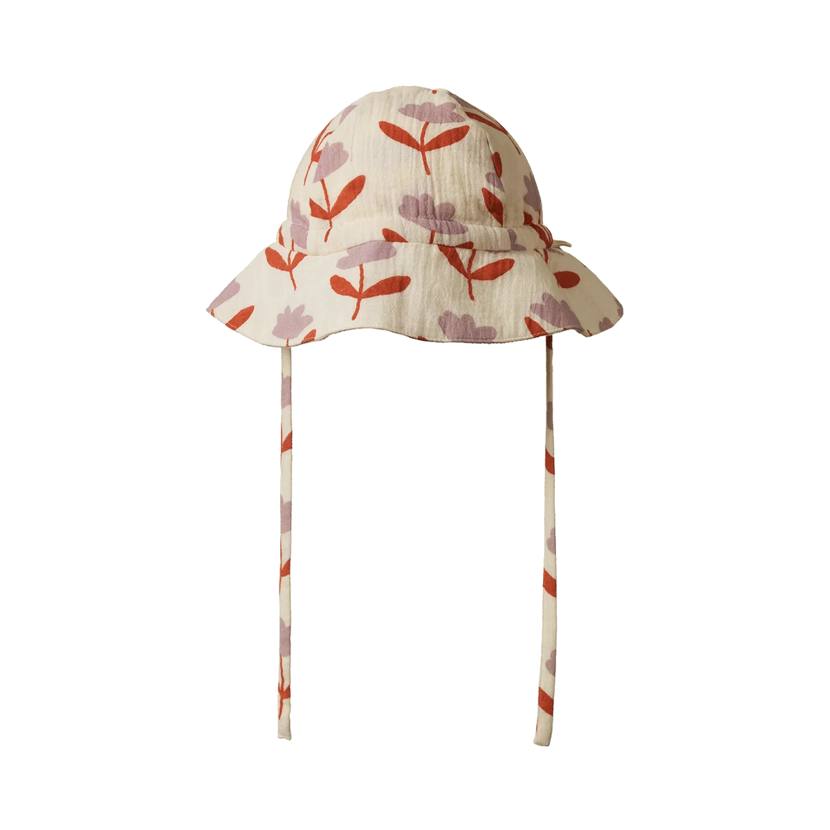Nature Baby - Muslin Sun hat - Fleurette Print