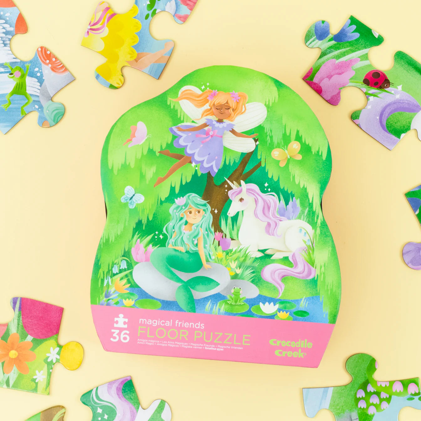 Crocodile Creek - 36pc Floor Puzzle - Magical Friends