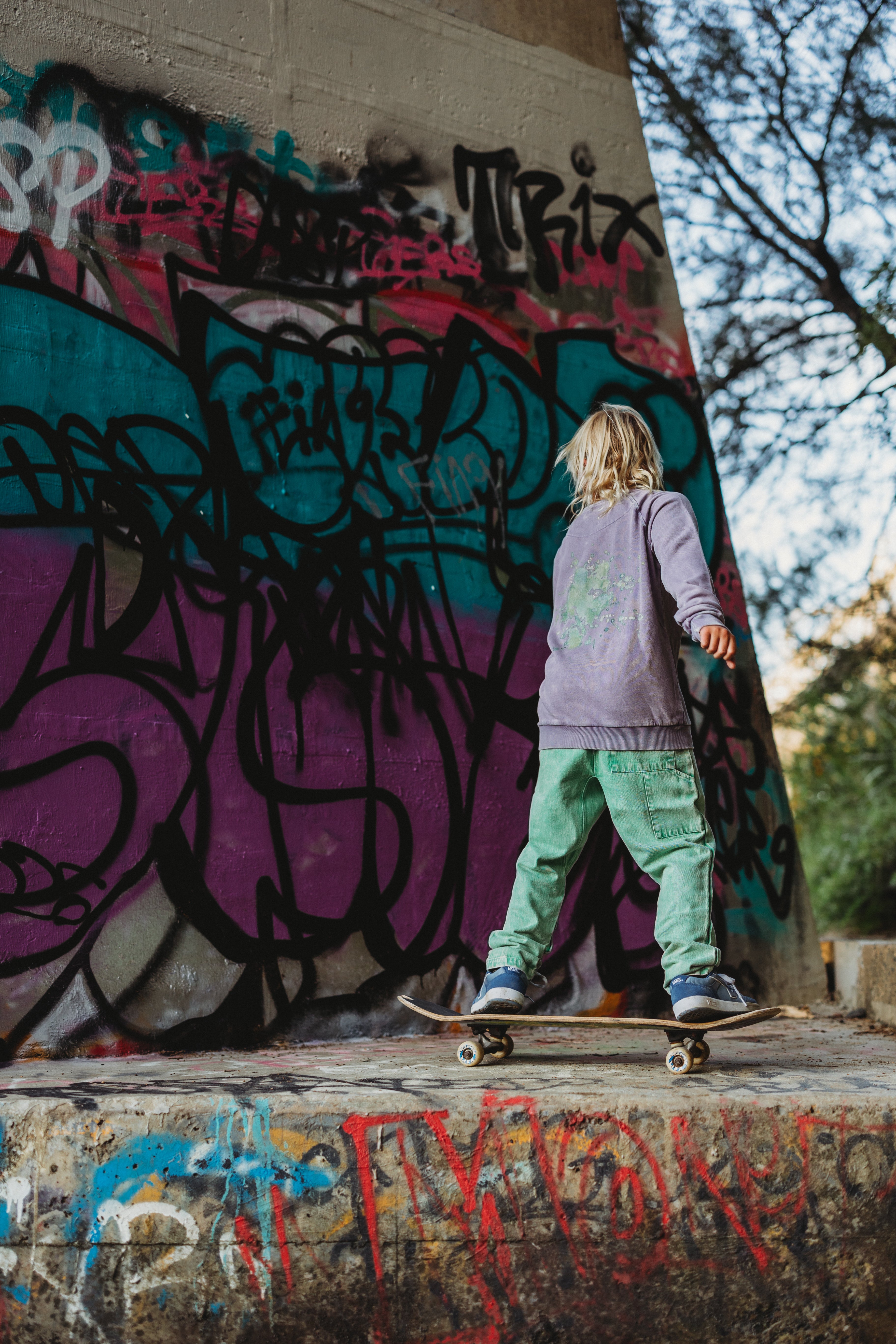 Munster Kids - Splatter Crew Purple