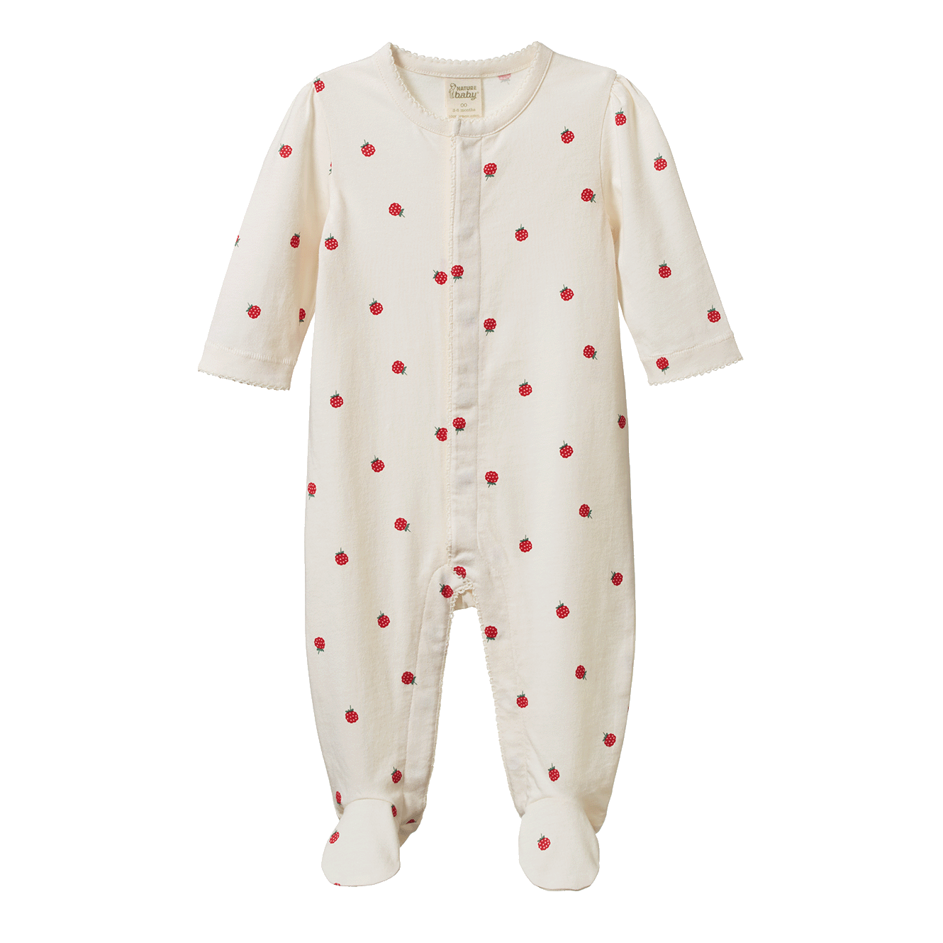 Nature Baby - Lucy Suit - Raspberry Print