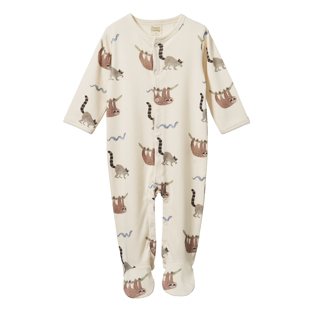 Nature Baby - Stretch & Grow - Sloth Print