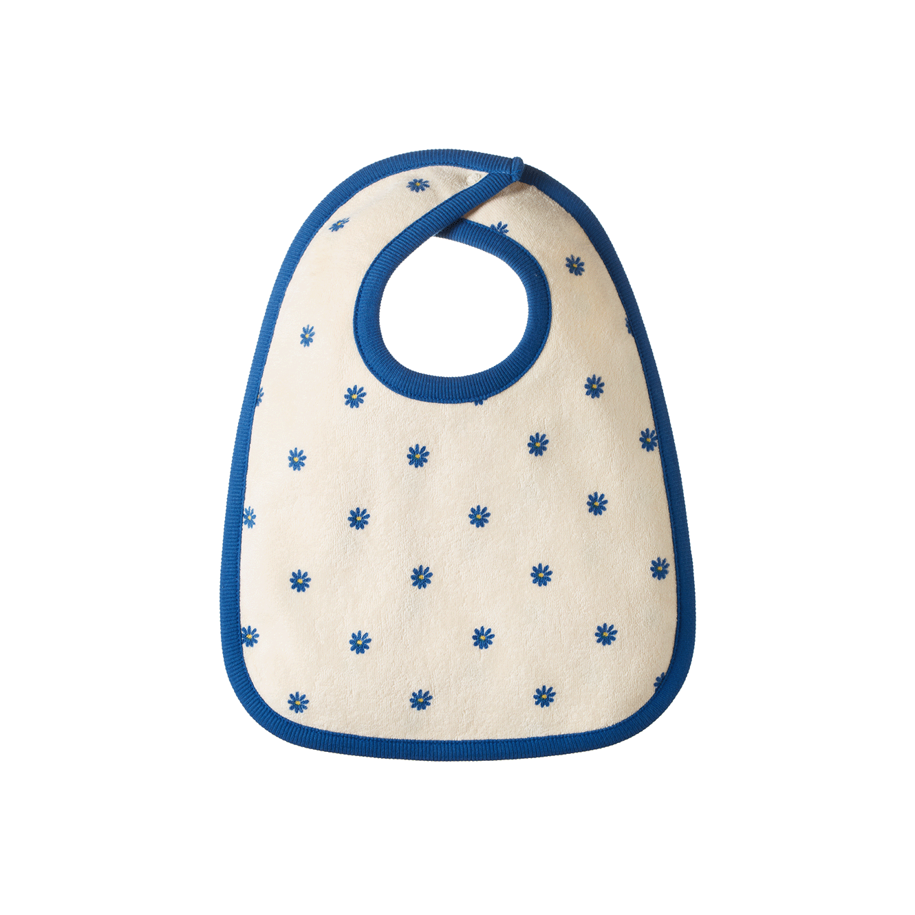 Nature Baby - Reversible Bib - Daisy Daze Blue