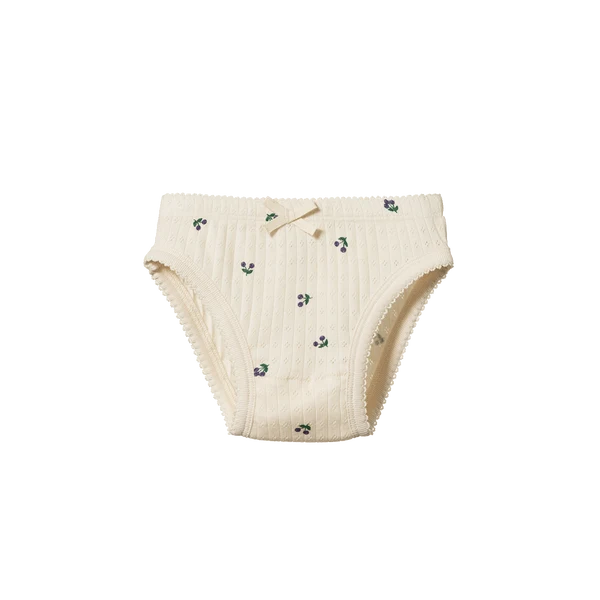 Nature Baby - Knickers Pointelle Winter Berry