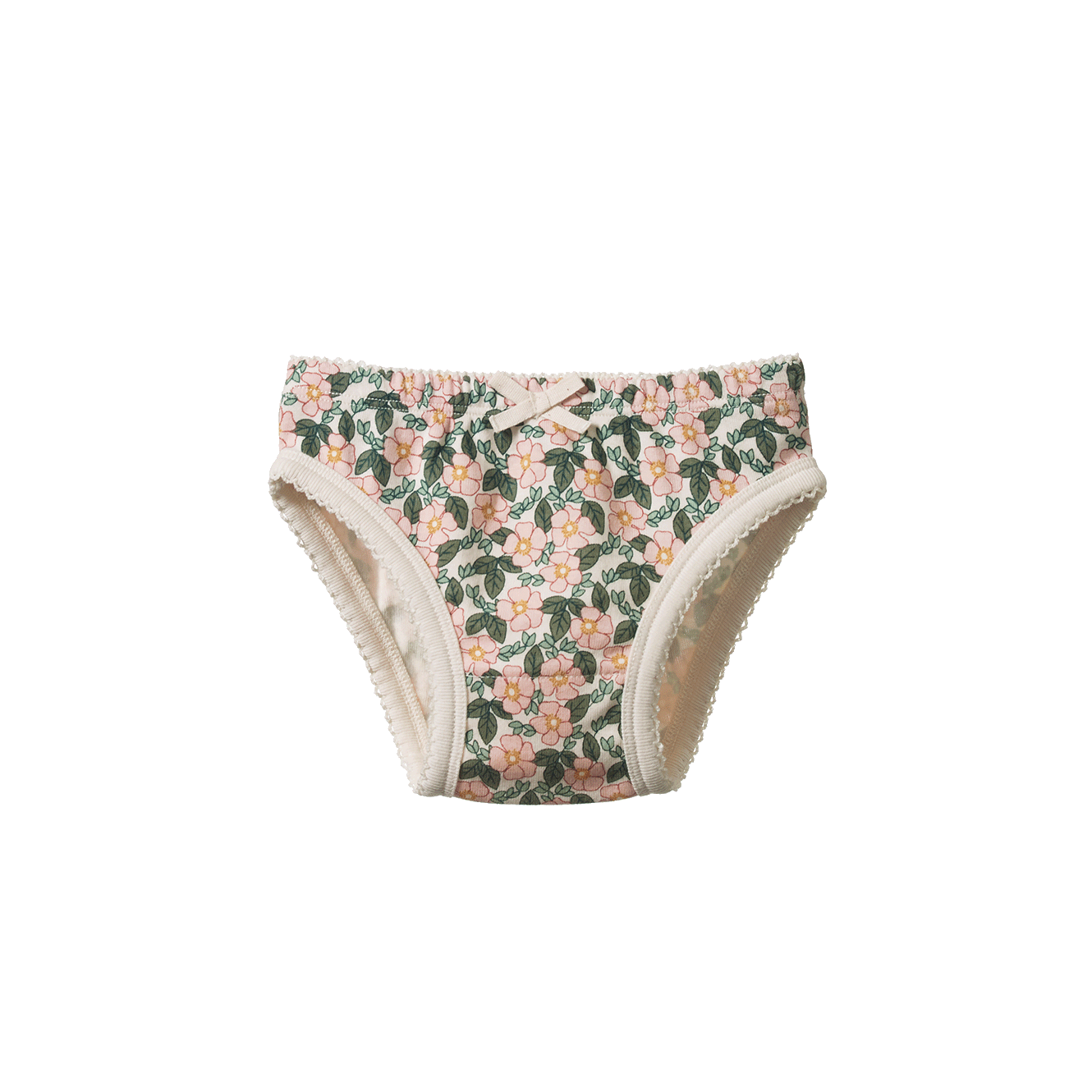 Nature Baby - Organic Cotton Knickers - Garland Print