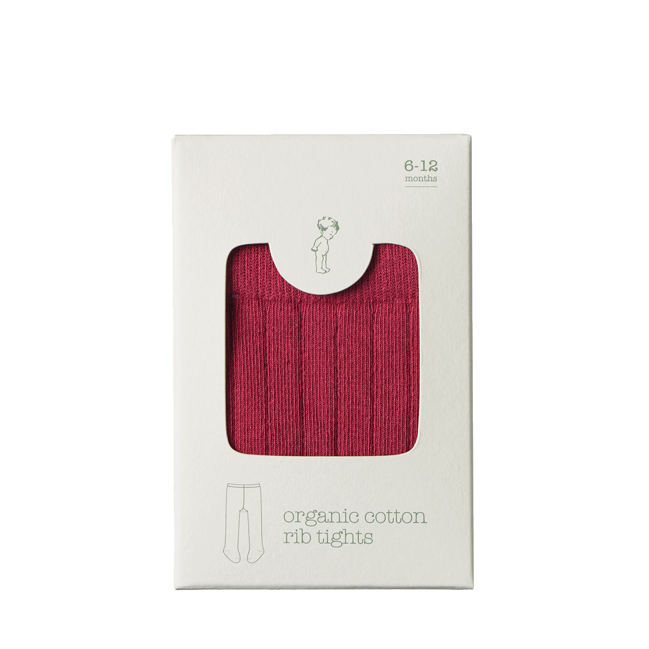 Nature Baby - Organic Cotton Tights - Jam