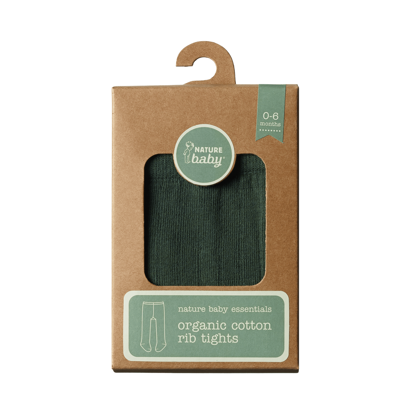 Nature Baby - Organic Cotton Tights - Thyme