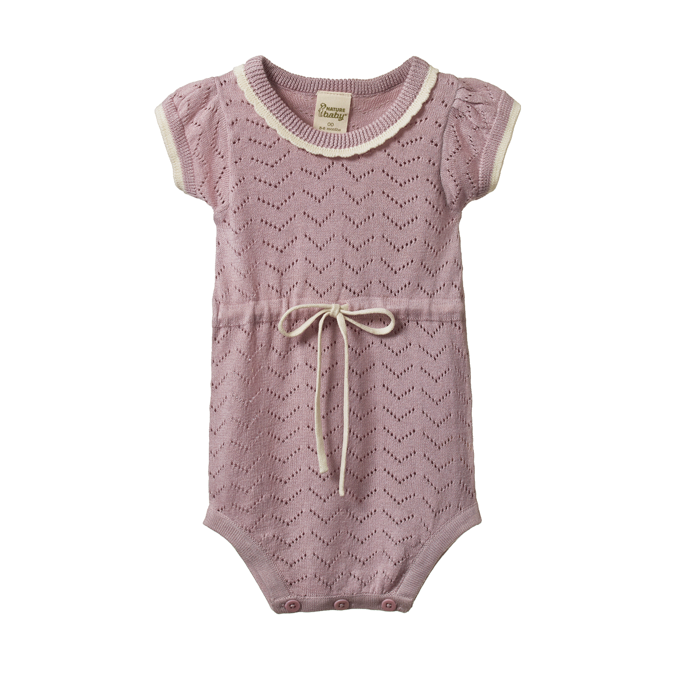 Nature Baby - Lottie Suit - Lilac Pointelle
