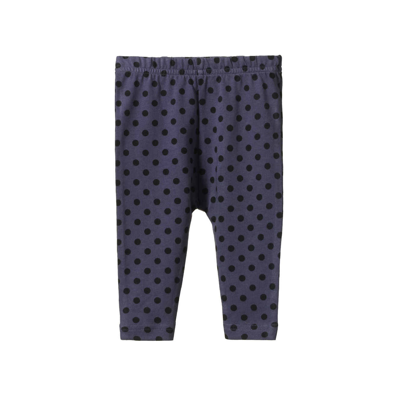 Nature Baby - Legging - Violet Polka Dot Print